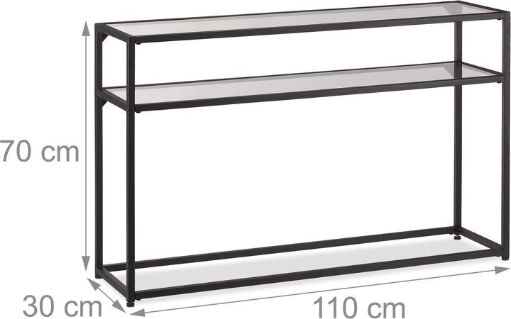 Image du produit Relaxdays Table console (110 x 30 x 70 cm)
