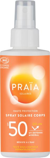 Produktbild Praïa Sonnenspray Körper SPF50 (Sonnenspray)