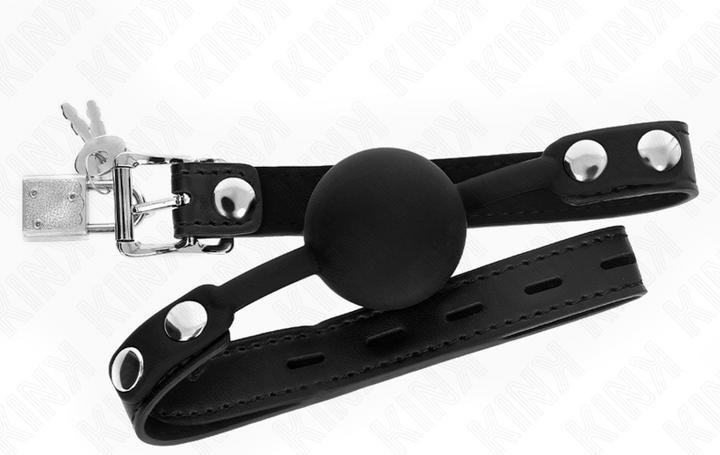 Produktbild Kink Modell 1 Silikonball 4 cm Knebel Mit Schloss 60 x 2 cm