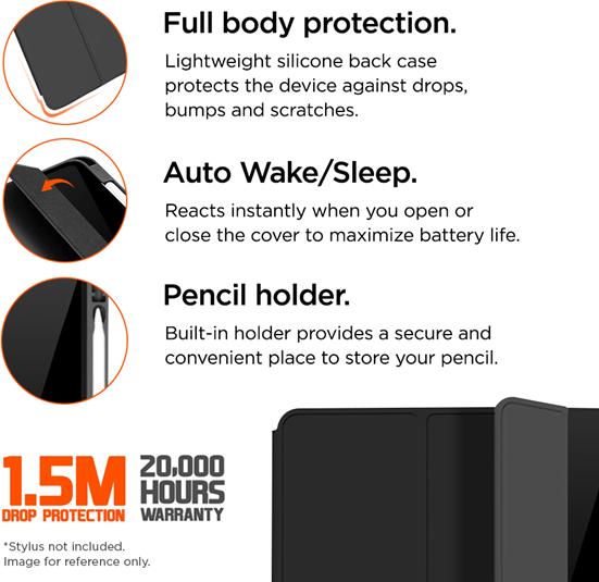 Image du produit Eiger Storm 250 Stylus Case (iPad 10.9 (2022), iPad 2025 (11e génération))