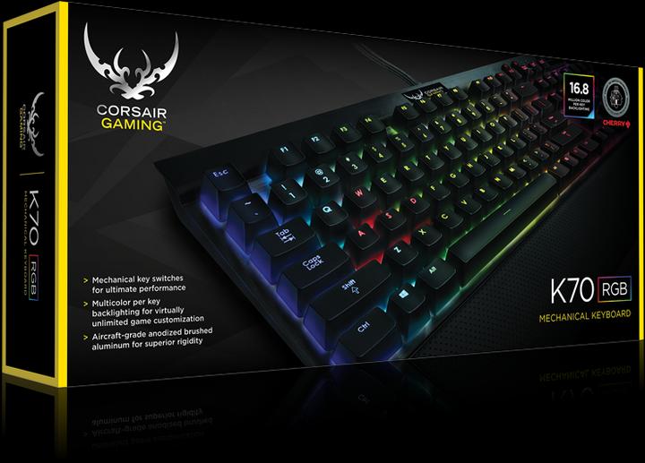 Actual product image Corsair Gaming K70 RGB (DE, Cable)