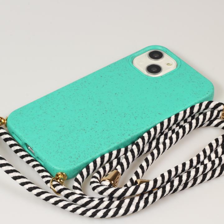 Immagine prodotto PhoneLook Coque Bio Eco-Friendly nature avec cordon collier Turchese (Apple iPhone 13)