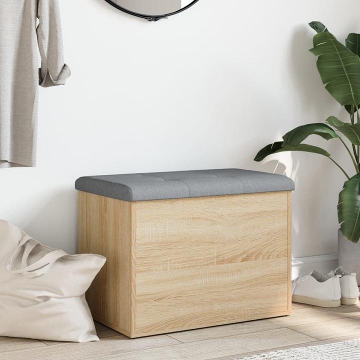 Produktbild VidaXL Sitzbank mit Stauraum Sonoma-Eiche 62x42x45 cm (62 cm)