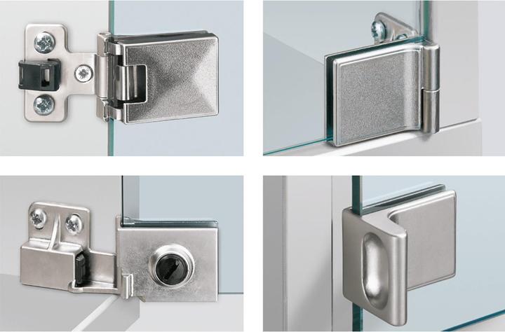 Image du produit Hettich Charnières de porte en verre ET 5150