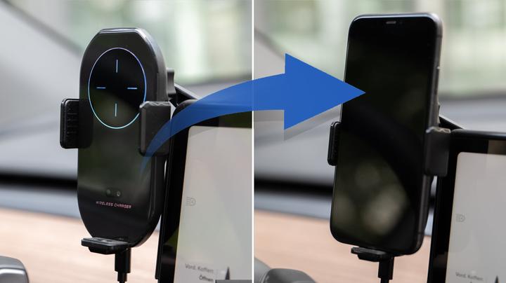 Image du produit Made4EV Support de téléphone portable et étui à lunettes pour la Tesla Model 3/Y