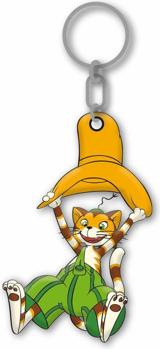 3D-Schlsselanhnger Pettersson und Findus mit Ring