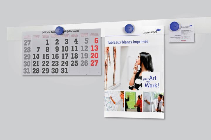 Produktbild Legamaster Magnetleiste 5 x 100 cm (B x L) Stahl weiss 10 St./Pack. (1 x)