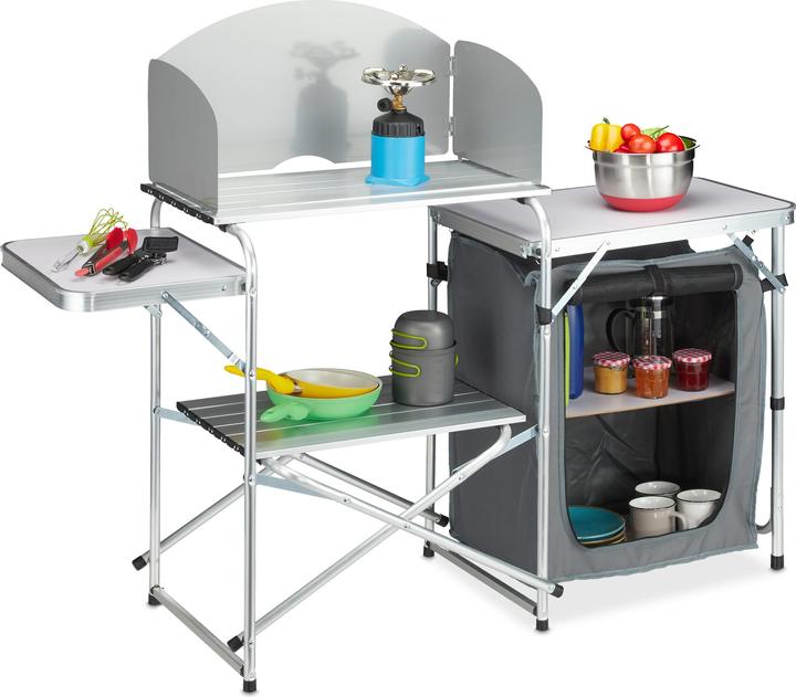 Actual product image Relaxdays Camping kitchen