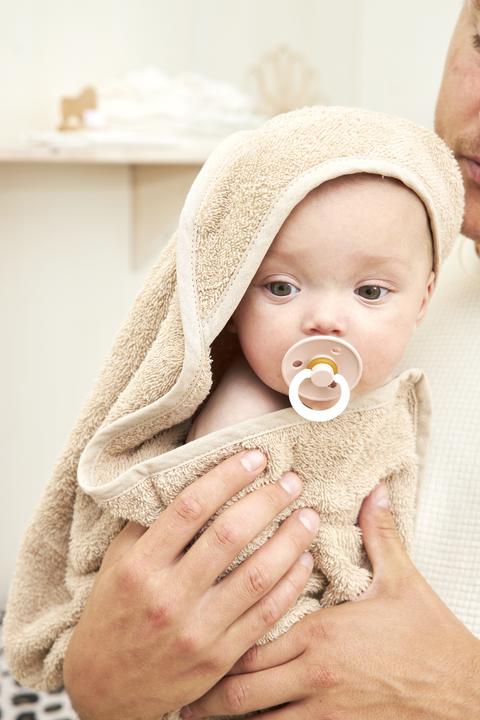 Actual product image Meyco Hooded towel basic terry cloth sand