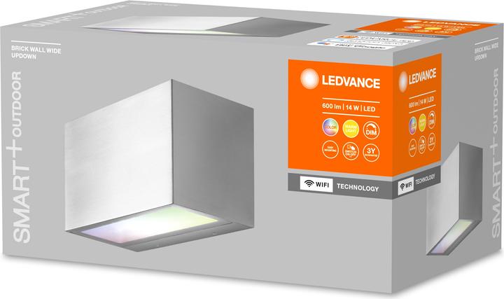 Productafbeelding Ledvance Smart Outd Wifi Brick Wide Rgbw St (600 lm, IP44)