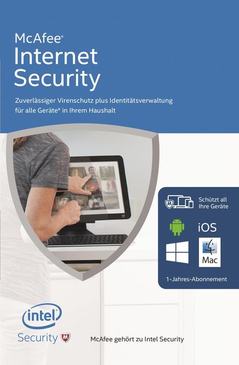 McAfee Internet Security 2016 Unlimited Devices(Code in a box) (12 Monate)
