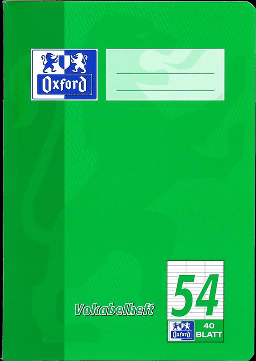 Immagine prodotto Oxford Libro di vocabolario A5, 40 fogli, lin. 54, 90 g/m (A5, Righe, Copertina rigida)