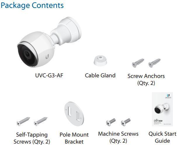 Produktbild Ubiquiti G3 Bullet (1920 x 1080 Pixels)
