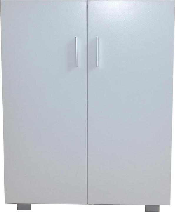 Actual product image HTI-Living Sideboard 2 compartments Thekla concrete-white (60 x 31 x 77 cm)