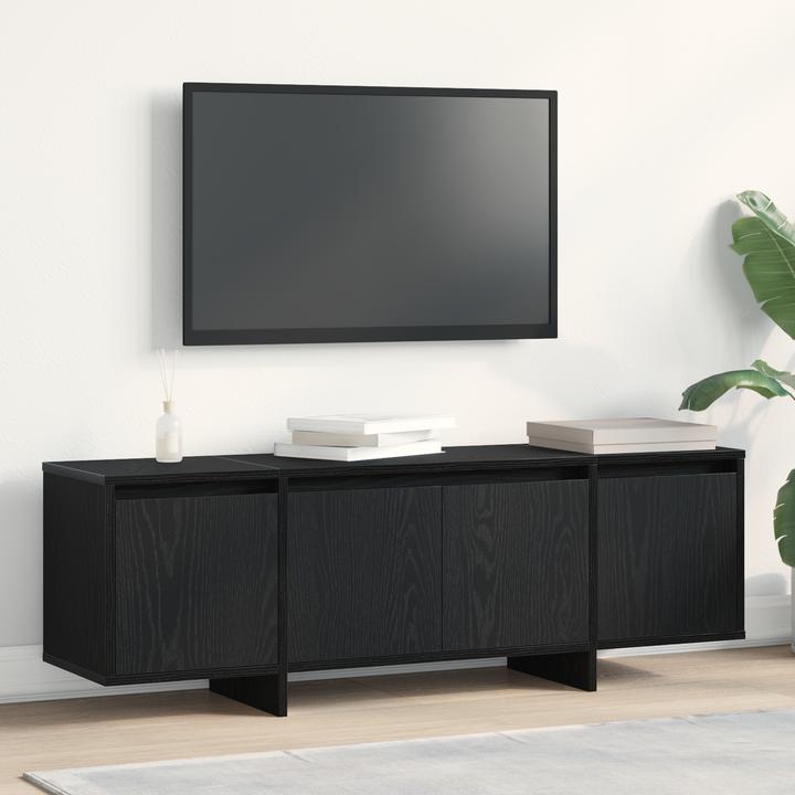 Image du produit VidaXL Meuble TV Chêne noir 120x30x40,5 cm Bois composite (120 x 30 x 40.5 cm)