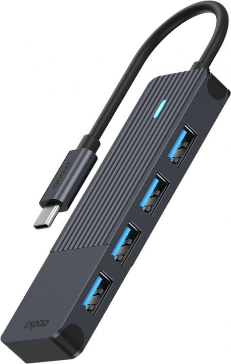 Image du produit Rapoo Hub USB-C USB-C vers USB-A (USB-C, 4 Ports)