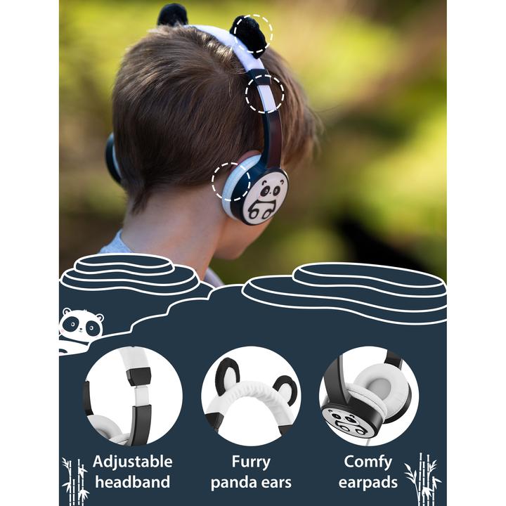 Immagine prodotto Planet Buddies Cuffie per personaggi Panda cablate