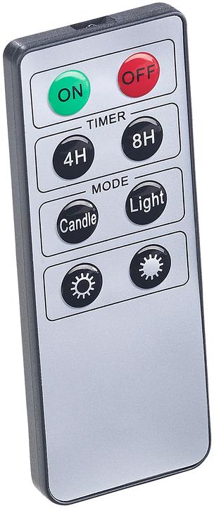 Image du produit Lunartec Lot de 20 bougies LED pour sapin de Noël avec télécommande et minuterie (20 x)
