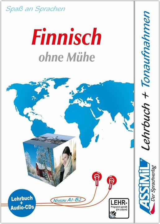 Immagine prodotto . Finnisch ohne Mühe. Multimedia-Classic. Lehrbuch und 4 Audio-CDs (Tedesco, Assimil, 2004)