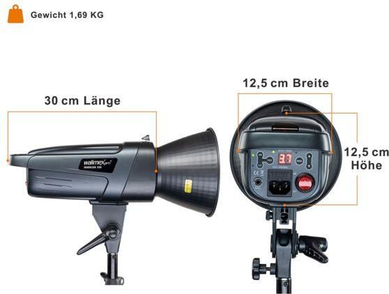 Actual product image Walimex pro Emerger 200 studio flash (200 W, Flash head)