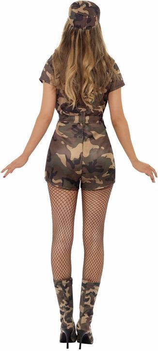 Image du produit Smiffys Costume de fille sexy de l'armée de l'armée (M)