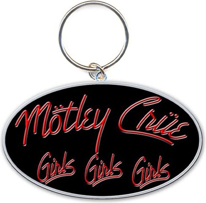 Image du produit Motley Crue Porte-clés Filles Filles Filles en émail