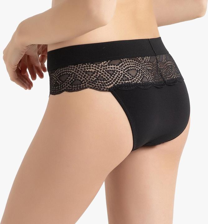 Image du produit La Redoute Collections Slip en dentelle et microfibre (42, Une unité par pack)
