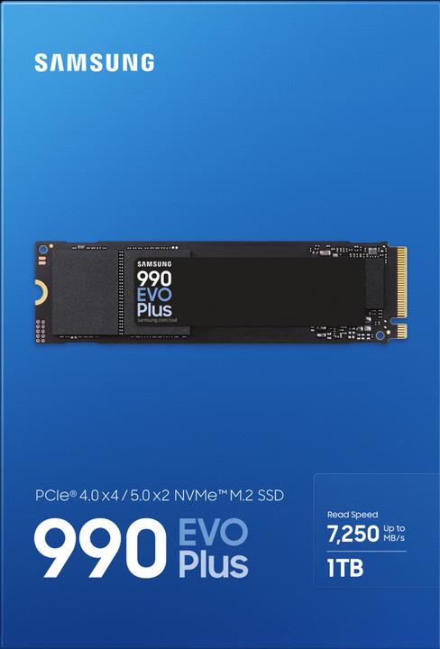 Image du produit Samsung 990 EVO Plus (1000 Go, M.2 2280)
