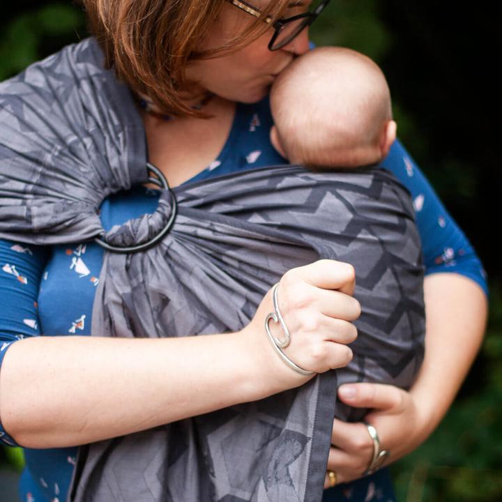 Produktbild Hoppediz Babytragetuch Ring-Sling kbA-Qualität (2 m)