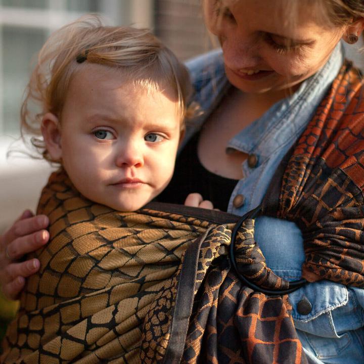 Actual product image Hoppediz Baby sling Ring-Sling organic quality (2 m)