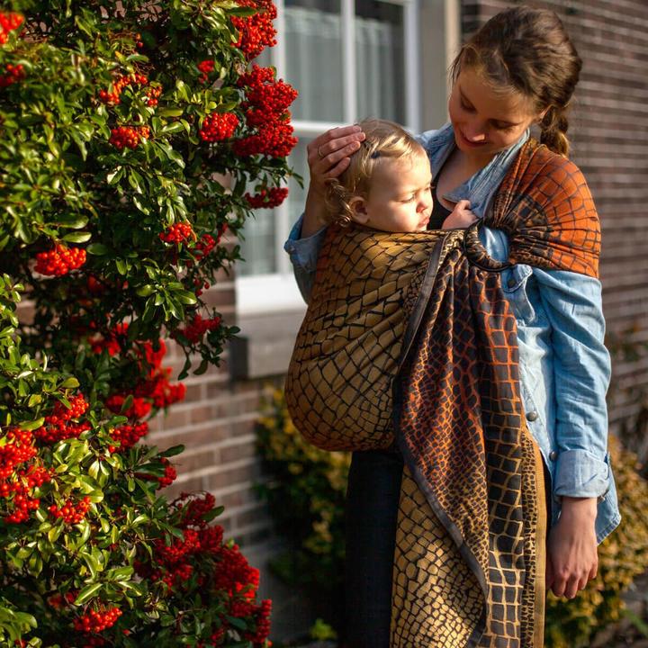 Actual product image Hoppediz Baby sling Ring-Sling organic quality (2 m)