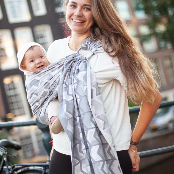 Produktbild Hoppediz Babytragetuch Ring-Sling kbA-Qualität (2 m)