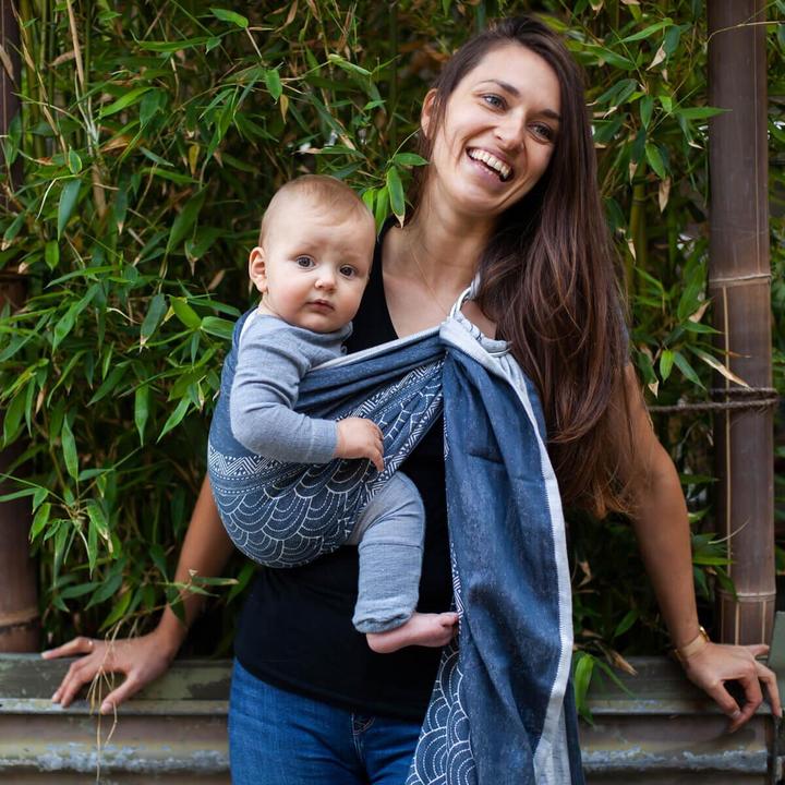Image du produit Hoppediz Écharpe de portage Ring-Sling qualité biologique (2 m)