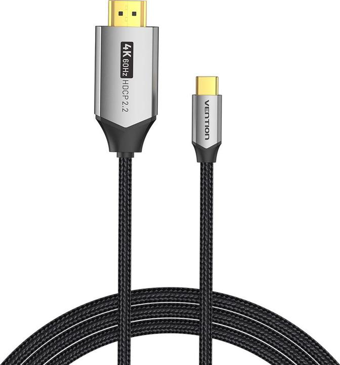 Produktbild Vention USB-C to HDMI Cable 2m CRBBH (Black) (2 m, HDMI)