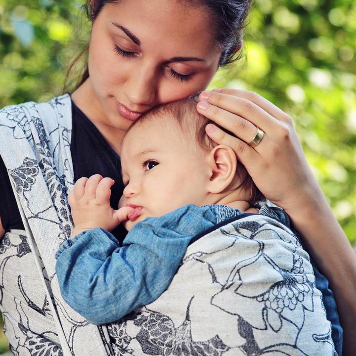 Actual product image Hoppediz Baby sling woven baby sling (5.40 m)