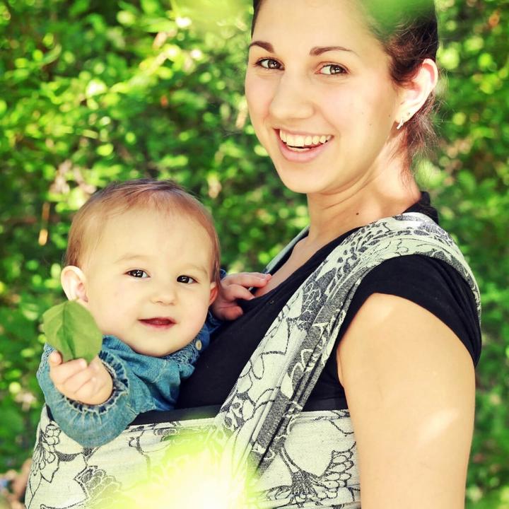 Actual product image Hoppediz Baby sling woven baby sling (5.40 m)