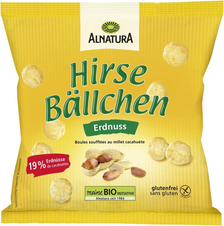 Actual product image Alnatura Organic Millet Balls Peanut 75g (75 g)