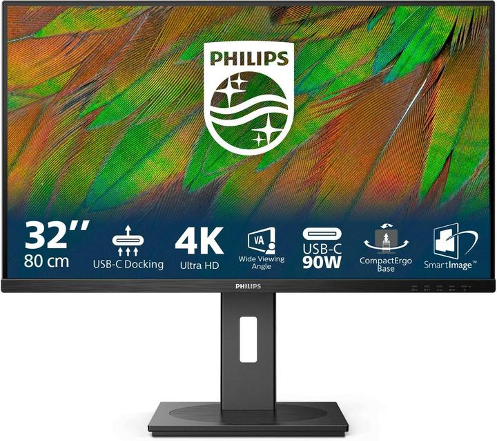 Immagine prodotto Philips Monitor MMD 32B1U3900/00 VA,,, Altoparlanti, altezza regolabile, 2x HDMI, DisplayPort, PD (3840 x 2160 pixel, 31.50")