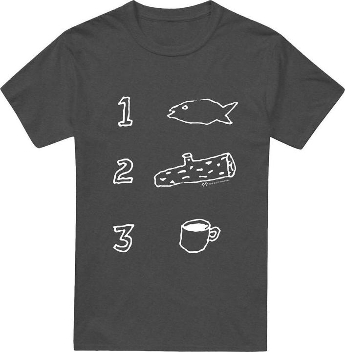 Twin Peaks Coffee Log Fish TShirt