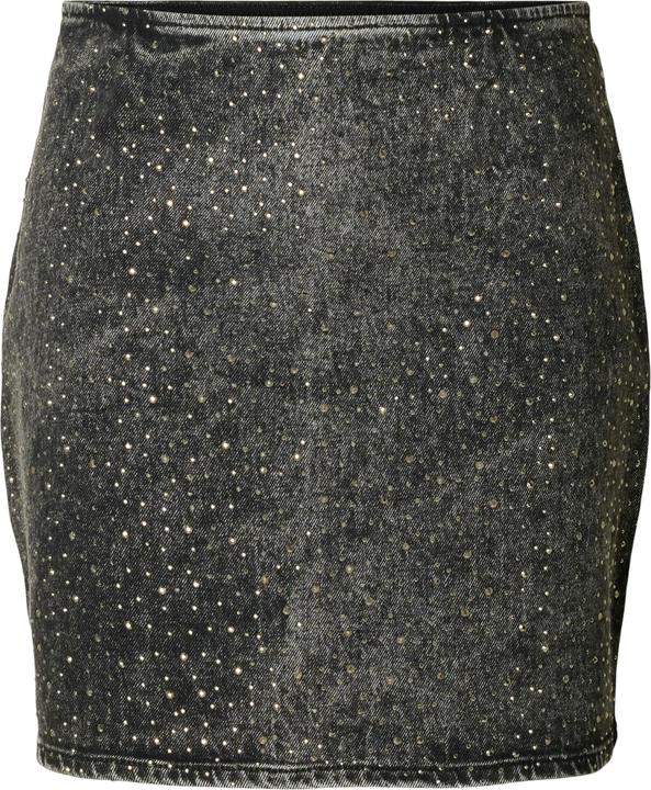 Produktbild Selected Femme Slfmerle Hw Short Black Denim Skirt (38)