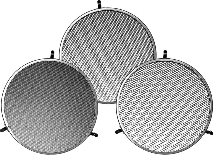 Immagine prodotto Broncolor Attacchi a nido d'ape P65, P45 e PAR, Ø 27,5 cm, 3 pezzi (27.50 cm)
