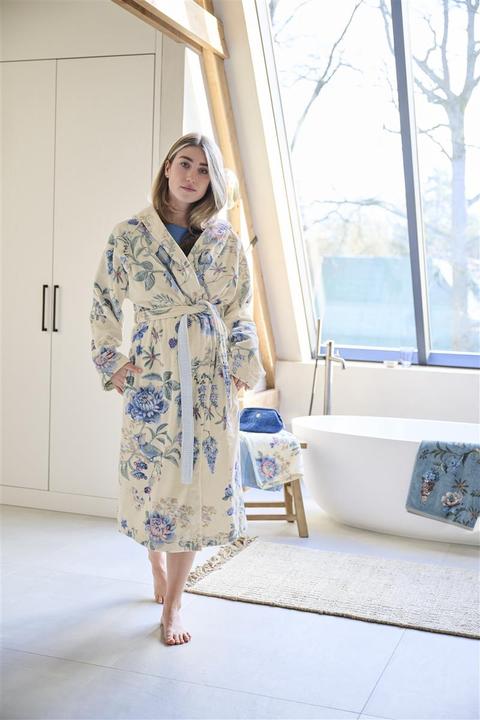 Produktbild PIP Studio Secret Garden Bademantel white blue L (1Stück) (L)