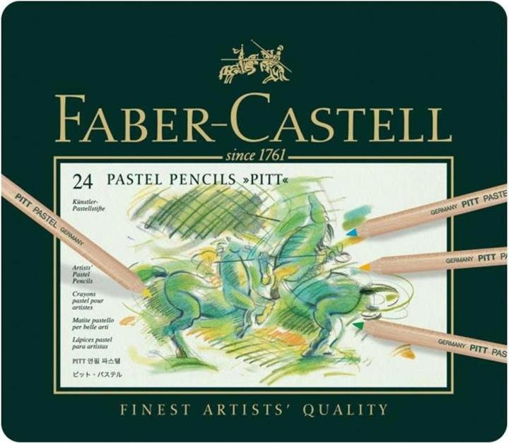 Image du produit Faber-Castell Crayon de couleur PITT PASTELL (Multicolore, 24 x)