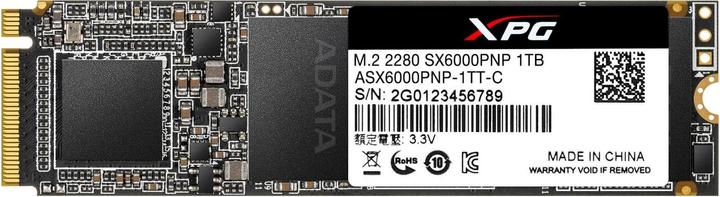 Actual product image Adata XPG SX6000 Pro (1000 GB, M.2 2280)