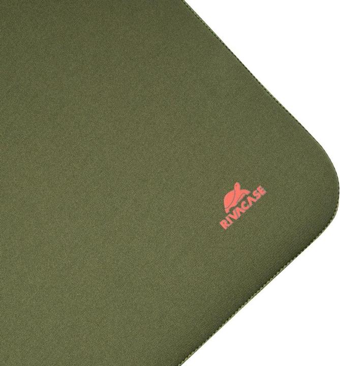 Actual product image Rivacase Anti-shock Case for MacBook 13" Vertical Zip Khaki - Green (15.60")