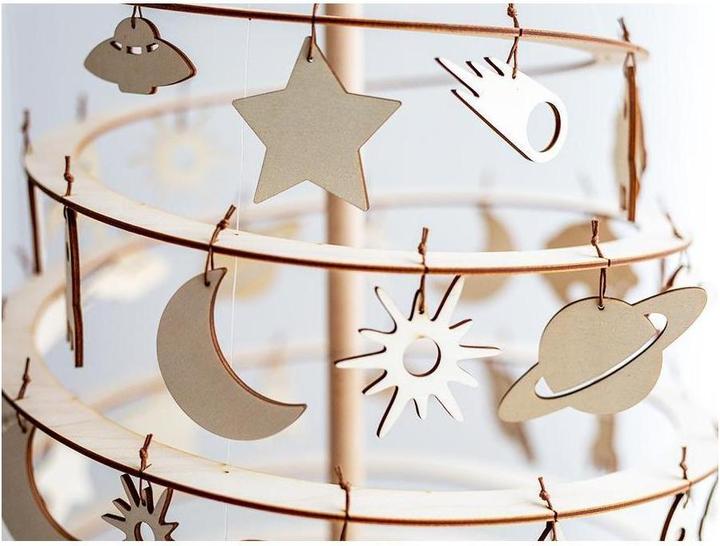 Actual product image Luka Zajc Design Space WOOD decoration MEDIUM - 24 pcs (24 -part)