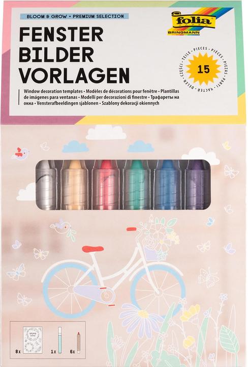 Actual product image Folia Window pictures Templates (Multicoloured, 6 x)