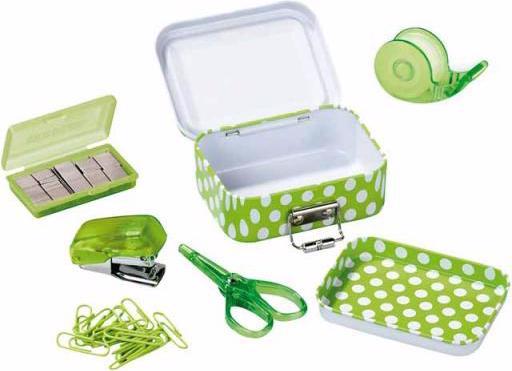 Produktbild Heftapparat Mini-Büro-Box mit Heftapparat inkl. Ersatzklammern