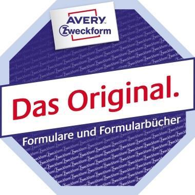 Actual product image Avery Recording of working time / proof of hours (40 x)