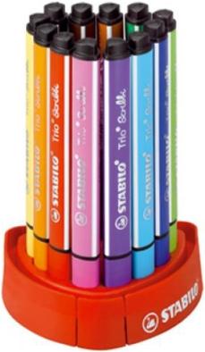 Image du produit STABILO Feutre Trio Scribbi Set de 12 feutres de coloriage (12 x)